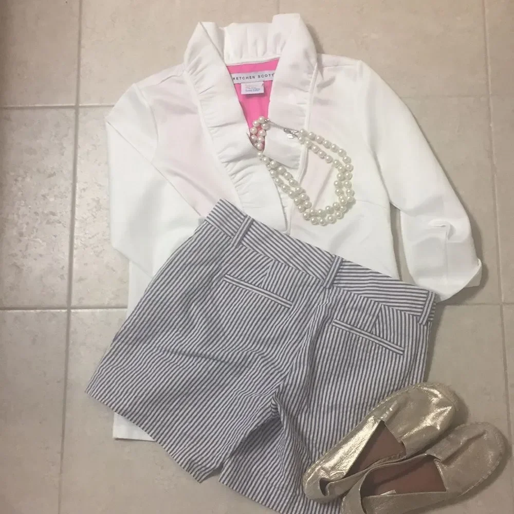 Banana Republic Seersucker Shorts